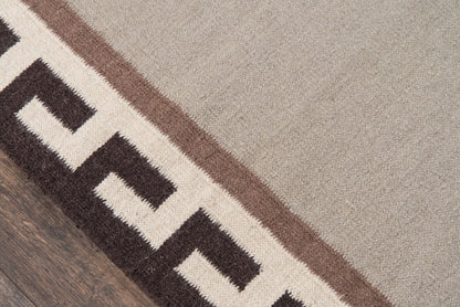 Erin Gates Thompson THO-8 Brown Contemporary Hand Woven Rug