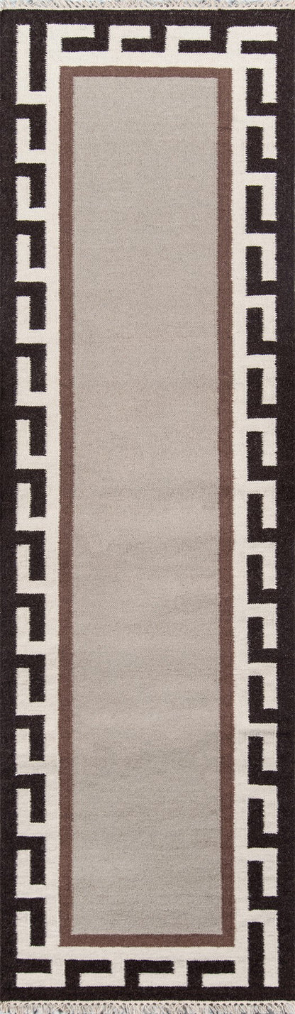Erin Gates Thompson THO-8 Brown Contemporary Hand Woven Rug