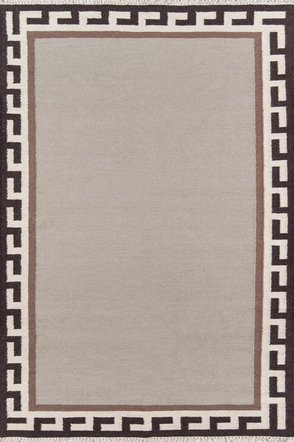 Erin Gates Thompson THO-8 Brown Contemporary Hand Woven Rug