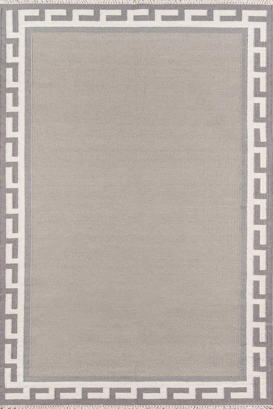 Erin Gates Thompson THO-8 Grey Contemporary Hand Woven Rug