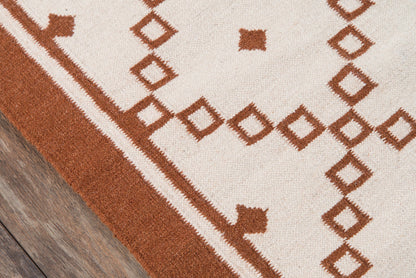 Erin Gates Thompson THO-9 Rust Contemporary Hand Woven Rug