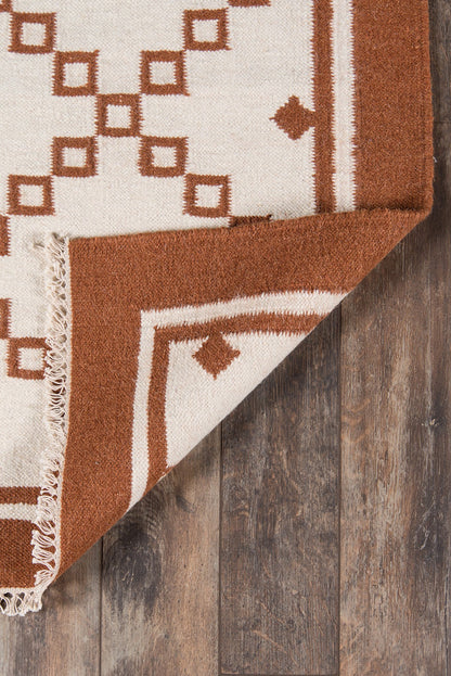 Erin Gates Thompson THO-9 Rust Contemporary Hand Woven Rug