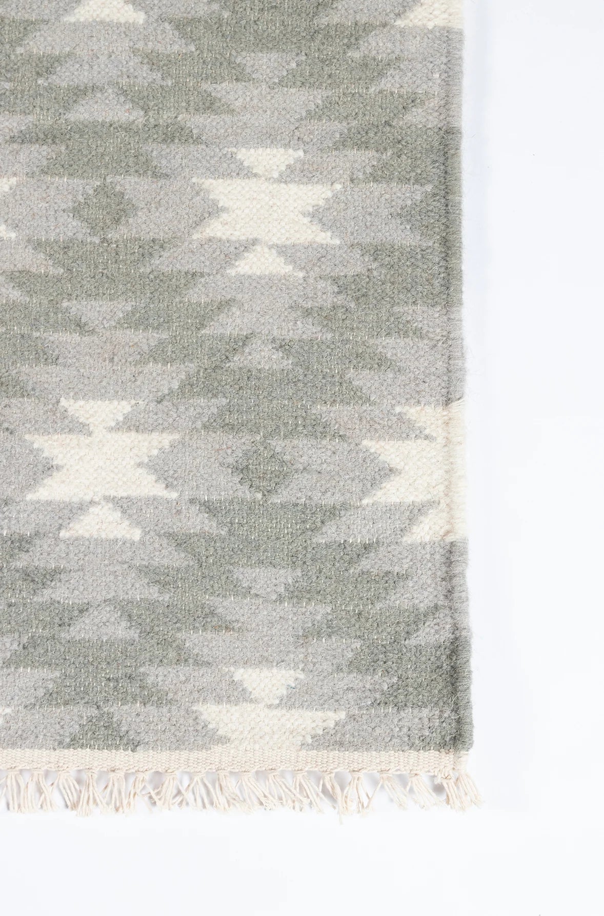 Erin Gates Thompson THO10 Grey Contemporary Hand Woven Rug