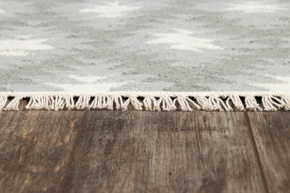 Erin Gates Thompson THO10 Grey Contemporary Hand Woven Rug