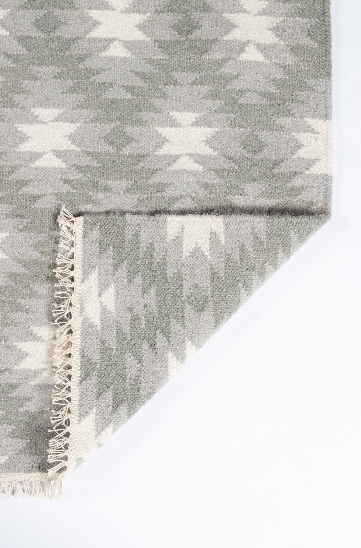 Erin Gates Thompson THO10 Grey Contemporary Hand Woven Rug