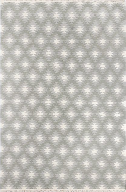 Erin Gates Thompson THO10 Grey Contemporary Hand Woven Rug