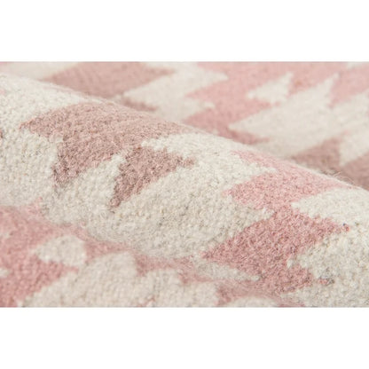 Erin Gates Thompson THO10 Pink Contemporary Hand Woven Rug