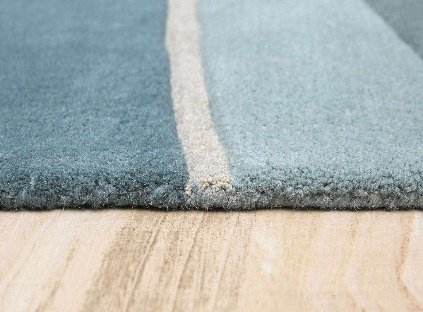 Kas Eternity 1053 Ocean Contemporary Hand Tufted Rug