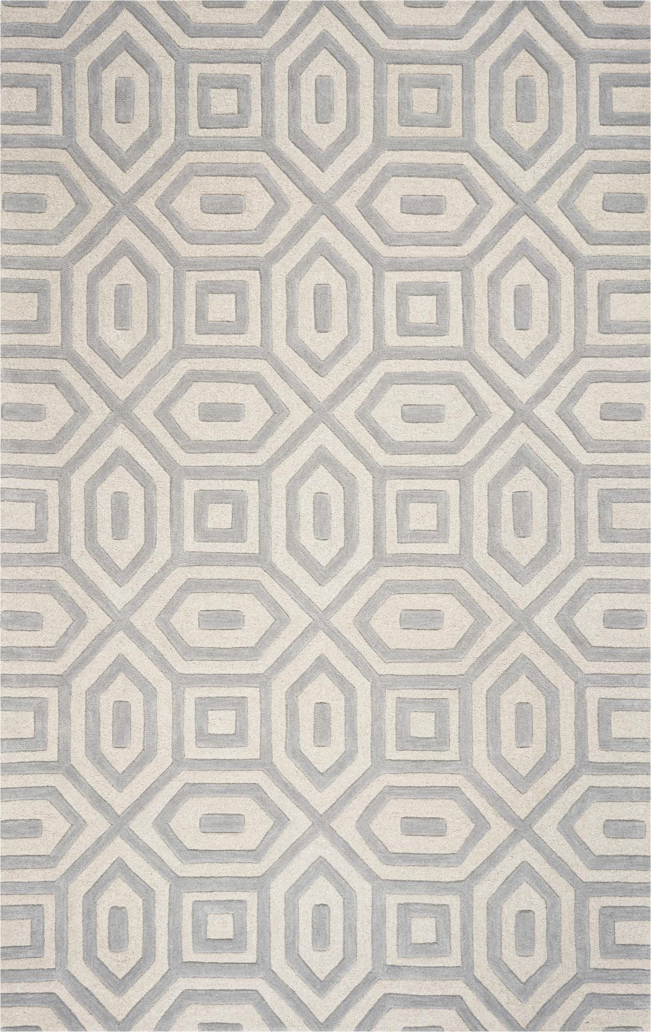 Kas Eternity 1062 Grey Contemporary Hand Tufted Rug