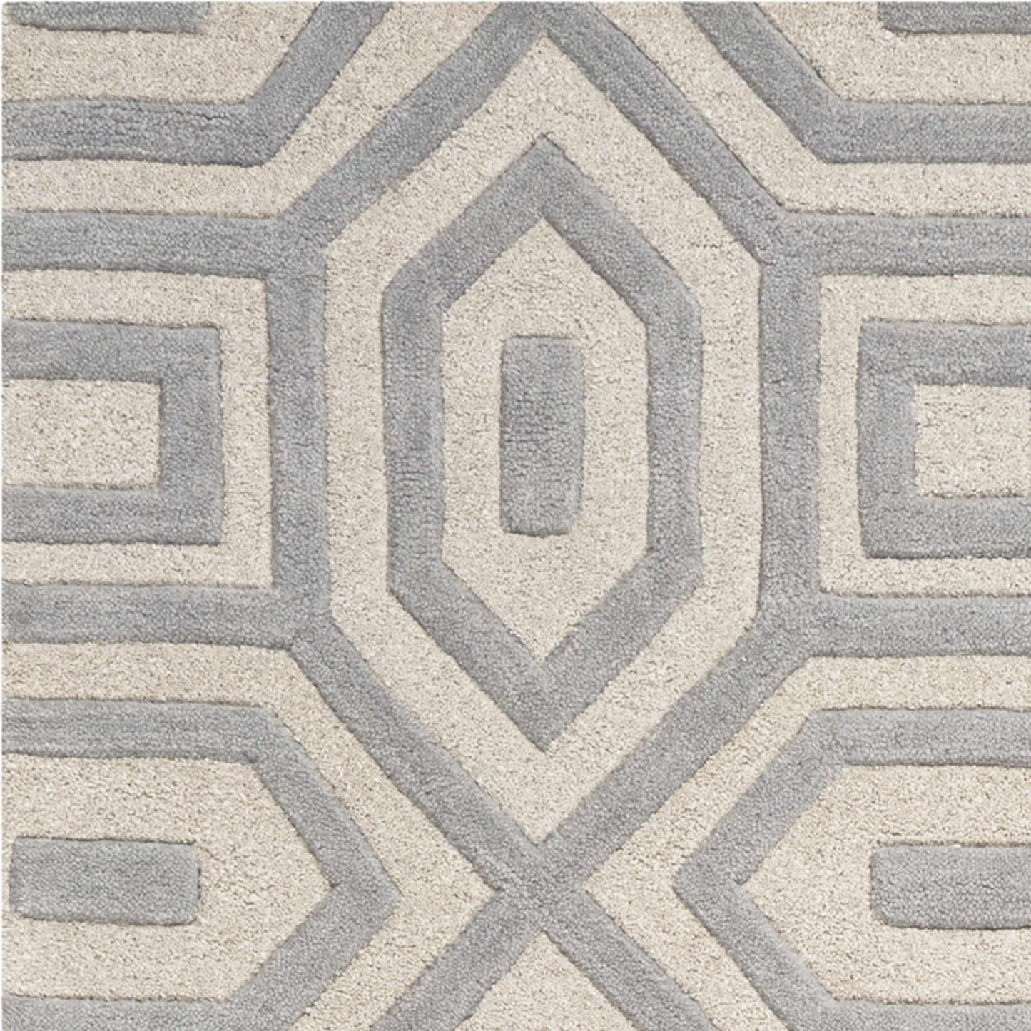Kas Eternity 1062 Grey Contemporary Hand Tufted Rug