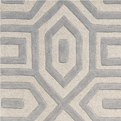 Kas Eternity 1062 Grey Contemporary Hand Tufted Rug
