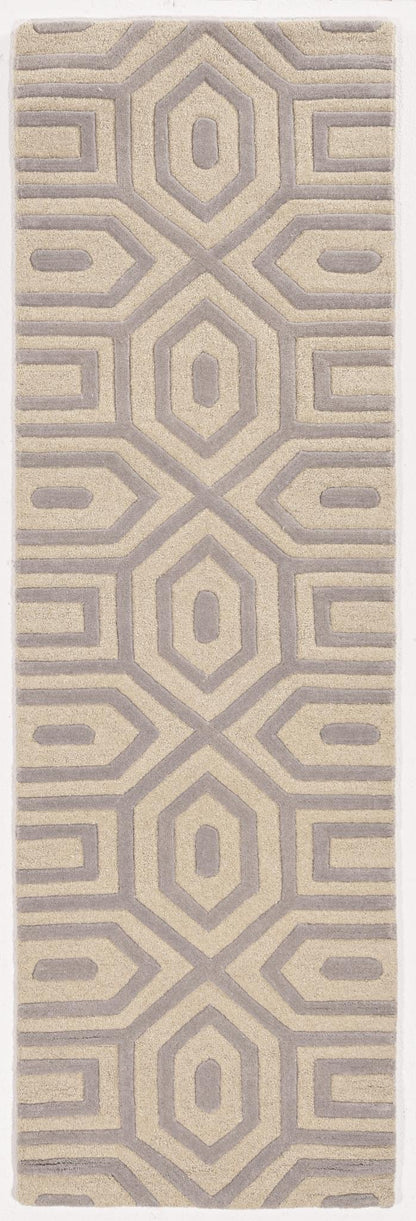 Kas Eternity 1062 Grey Contemporary Hand Tufted Rug