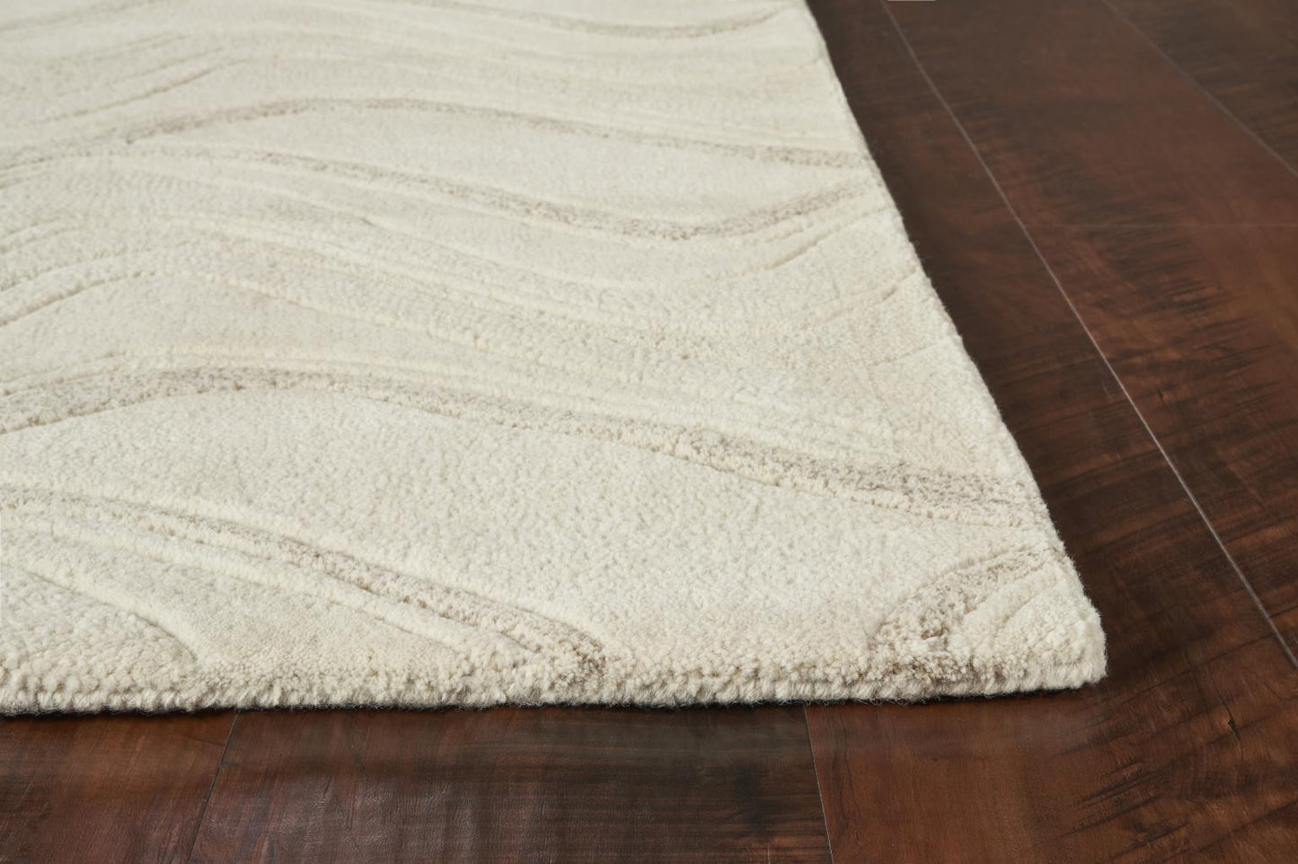 Kas Eternity 1085 Ivory Contemporary Hand Tufted Rug