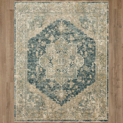 Karastan Marash  Blue  Traditional