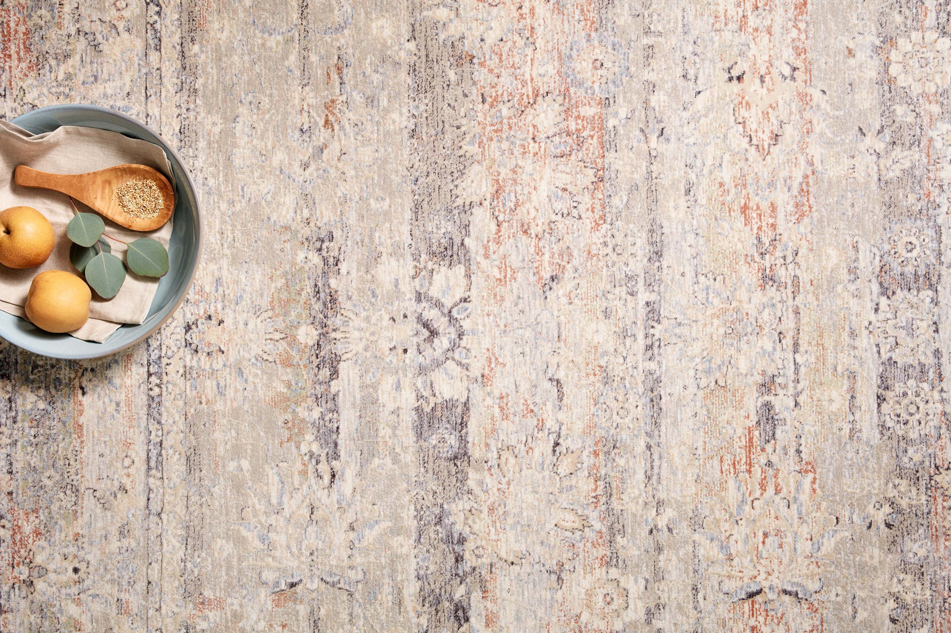 Loloi Faye  Denim Rust Transitional