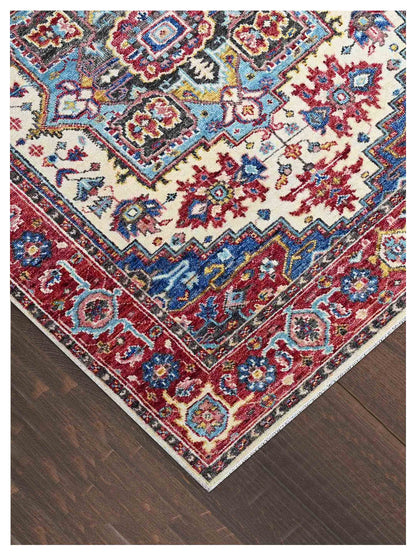 Artisan Felicity  Beige Red Transitional Knotted Rug