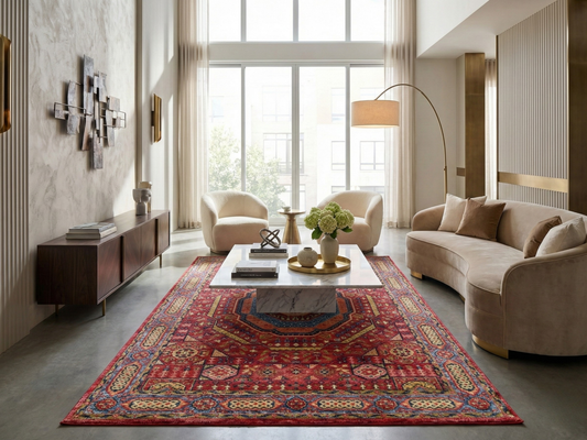Artisan Felicity FB-467 Red Transitional Knotted Rug