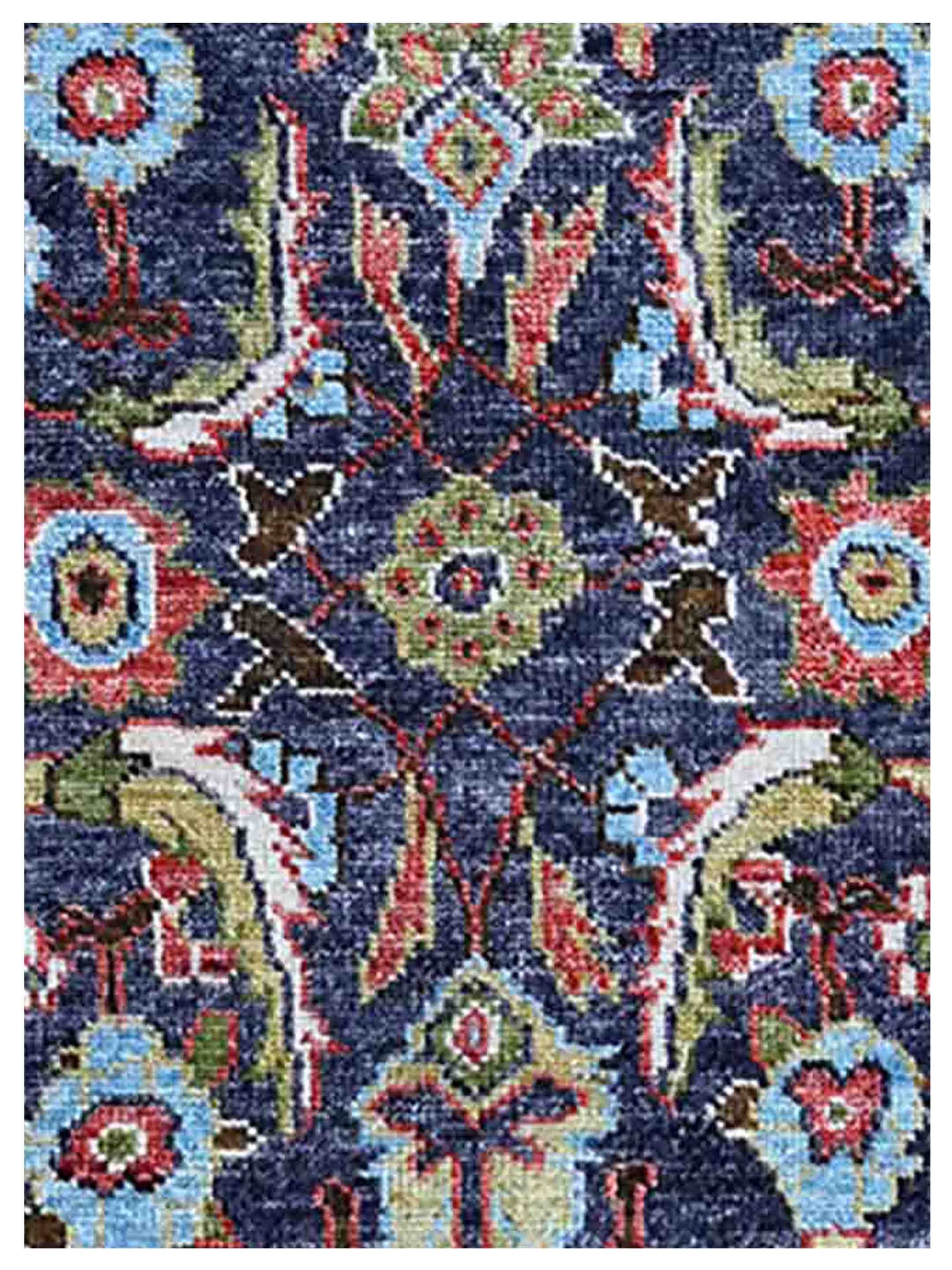 Artisan Felicity  Charcoal Red Traditional Knotted Rug