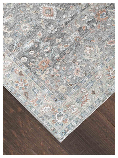 Artisan Felicity  Dk.Grey Lt.Grey Transitional Knotted Rug