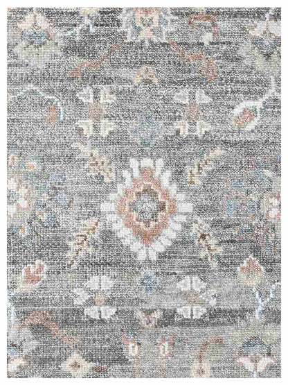 Artisan Felicity  Dk.Grey Lt.Grey Transitional Knotted Rug