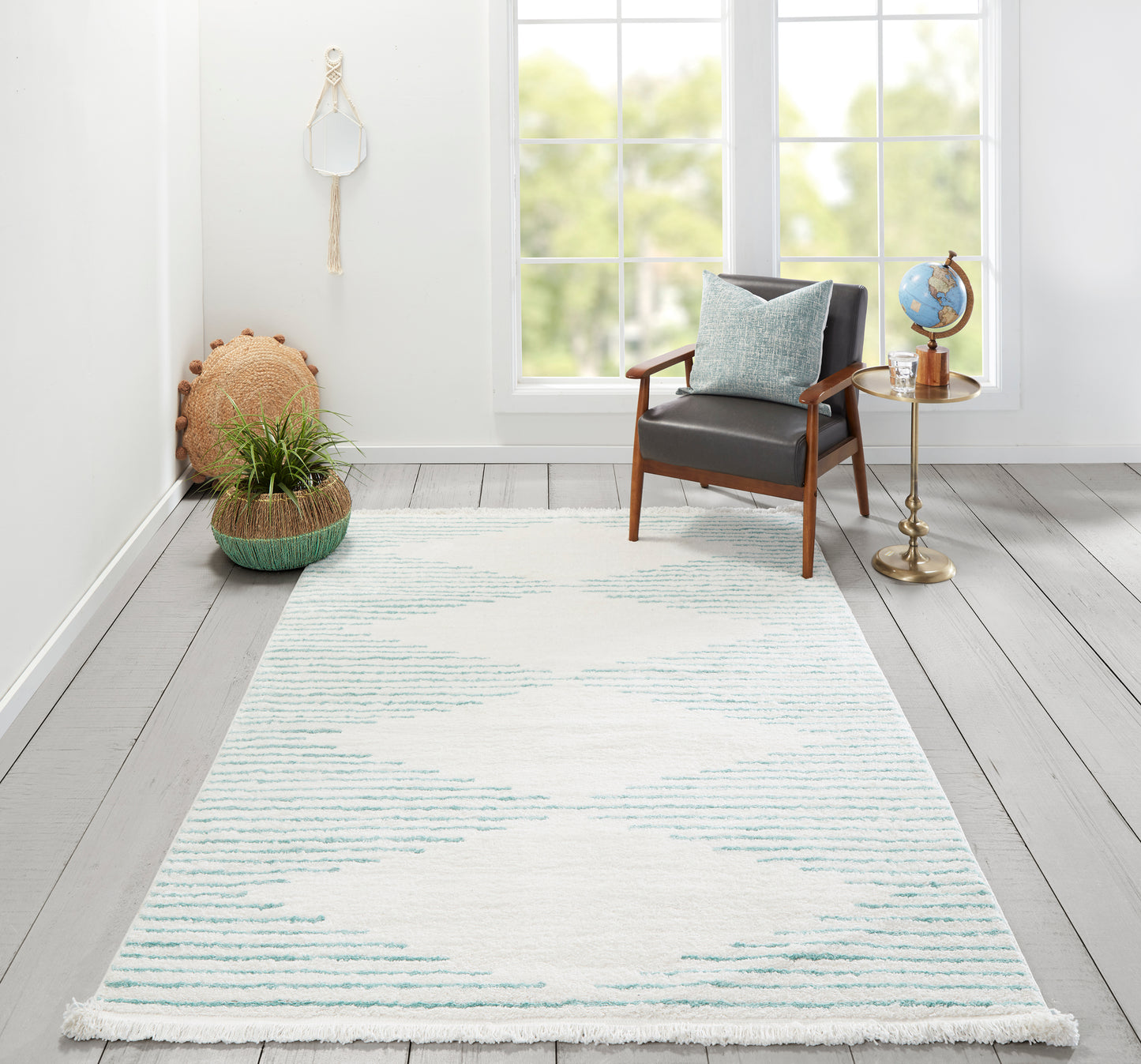 Novogratz Ferris  Aqua  Modern