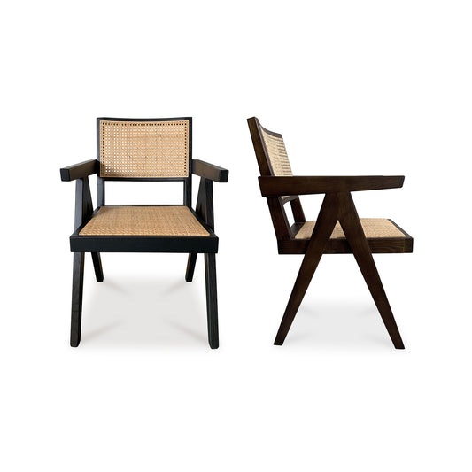 Moes Home Dining Chairs Takashi Brown Mid-Century Modern Furniture