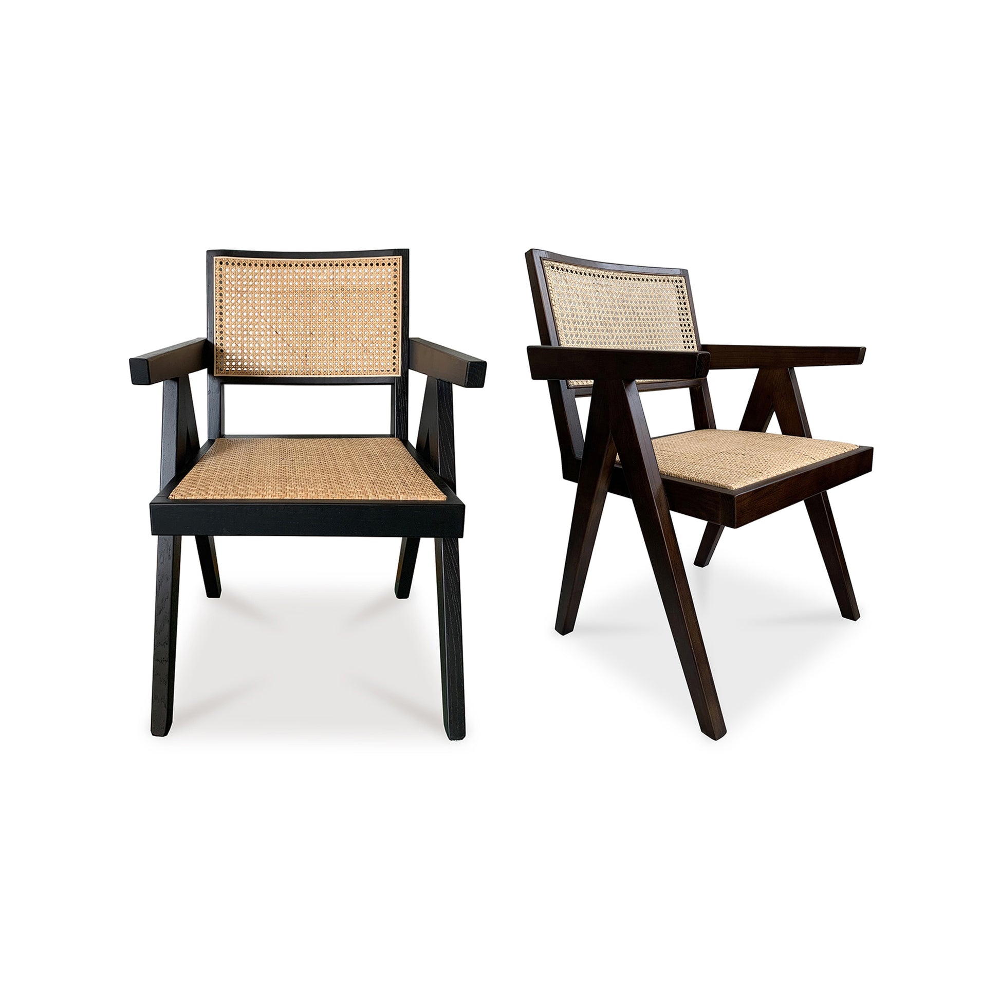 Moes Home Dining Chairs Takashi Brown Mid-Century Modern Furniture
