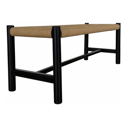 Moes Home Benches Hawthorn Black Rustic Furniture