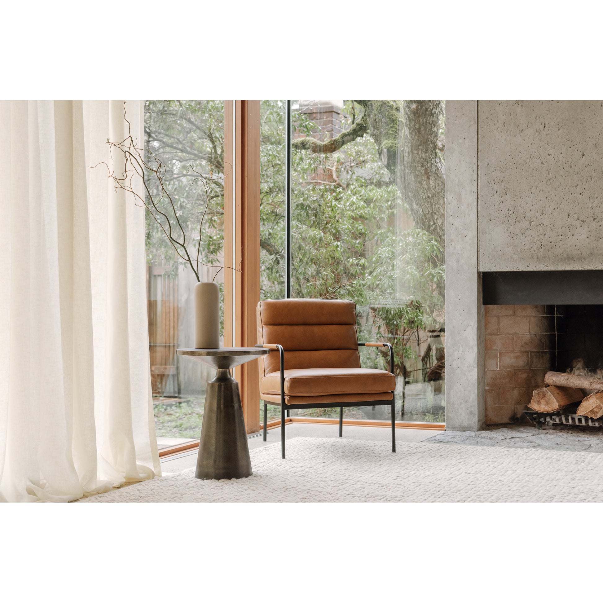Moes Home Accent Tables Sonja Grey Contemporary Furniture