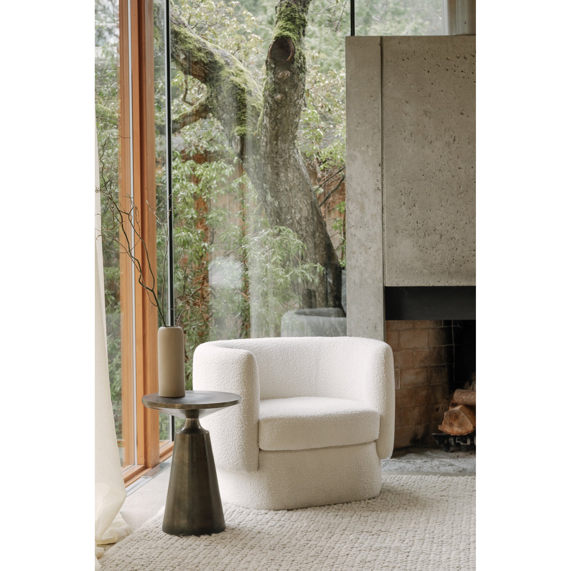 Moes Home Accent Tables Sonja Grey Contemporary Furniture
