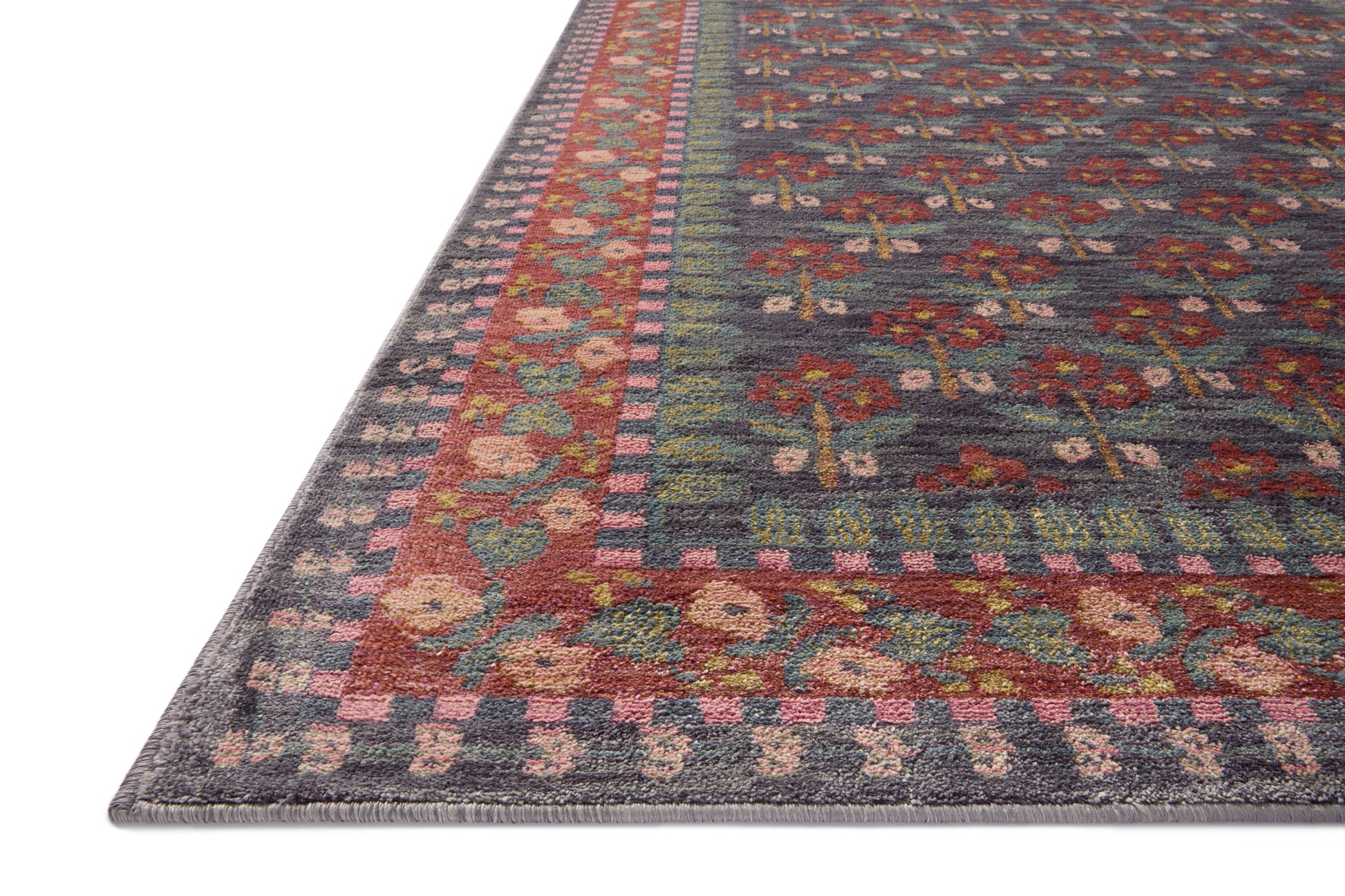 Rifle Paper Co. x Loloi Fiore  Navy  Contemporary