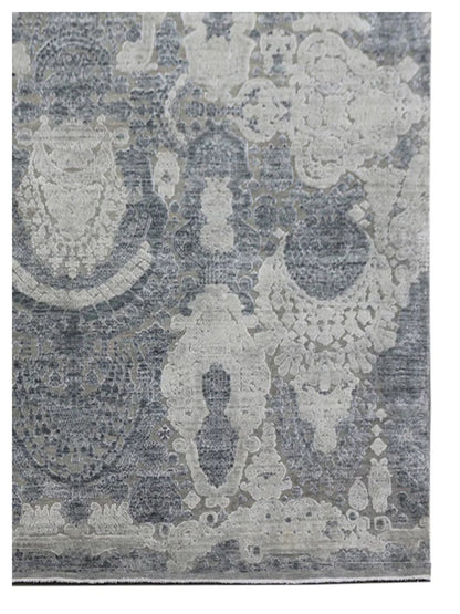 Limited Euroa ERO - 754 Silver Sand Transitional Knotted Rug - Rugs - Limited - Atlanta Designer Rugs
