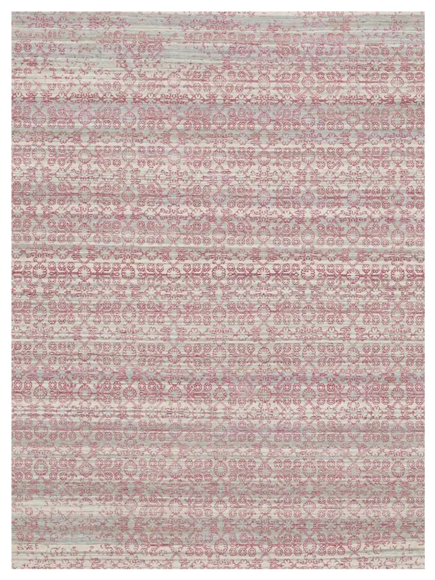 Limited PARKES PA-573 Ivory  Transitional Knotted Rug