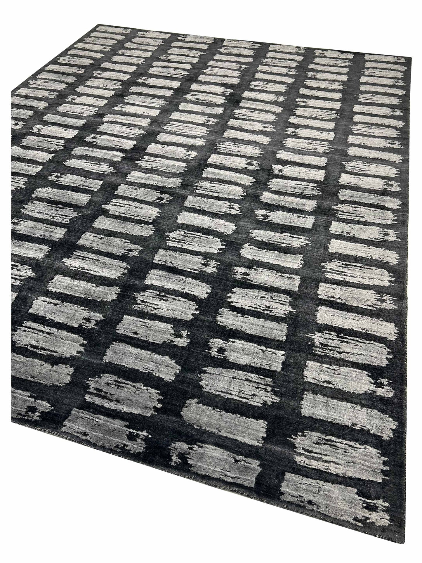 Artisan Frances Charcoal Modern Loom Rugs