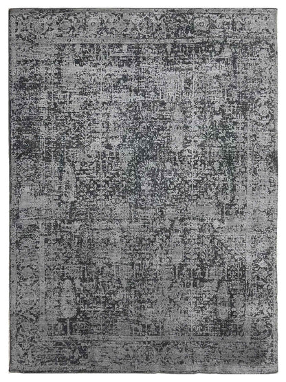 Artisan Luxus FL-1029 Black Silver Modern Loom Rug