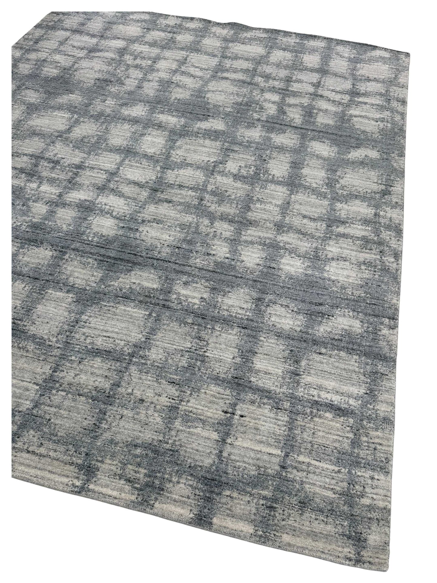 Artisan Frances Silver Blue Modern Loom Rugs