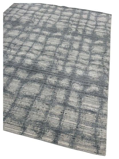 Artisan Frances Silver Blue Modern Loom Rugs