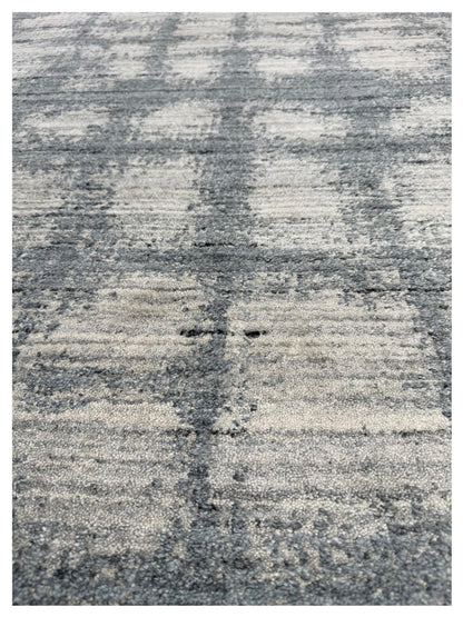 Artisan Frances Silver Blue Modern Loom Rugs