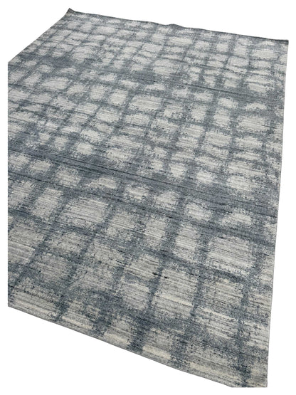 Artisan Frances Silver Blue Modern Loom Rugs