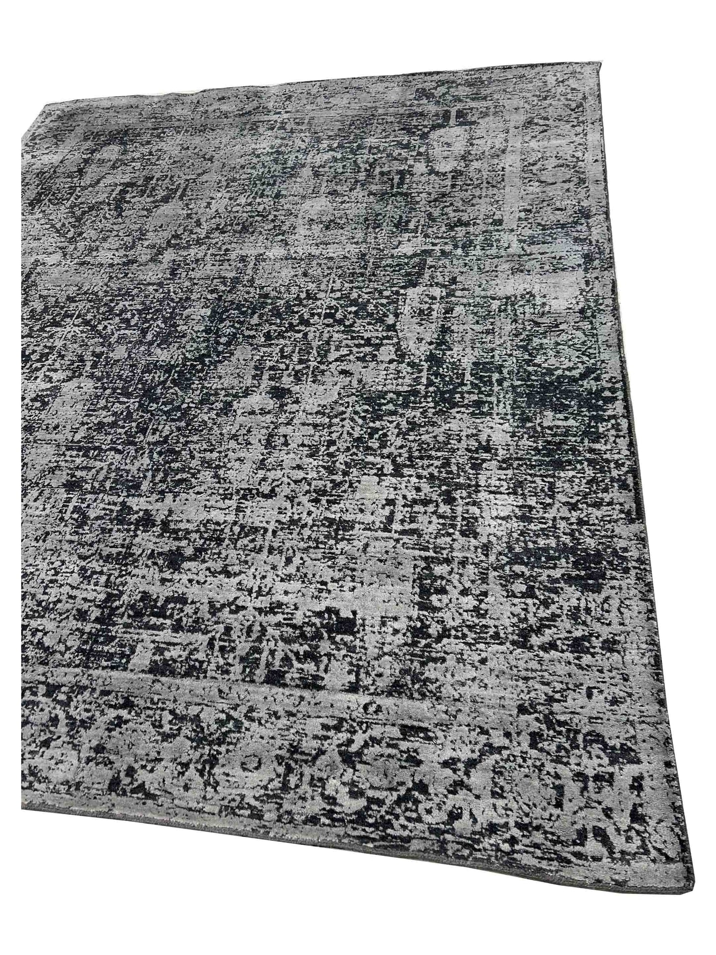 Artisan Luxus FL-1029 Black Silver Modern Loom Rug