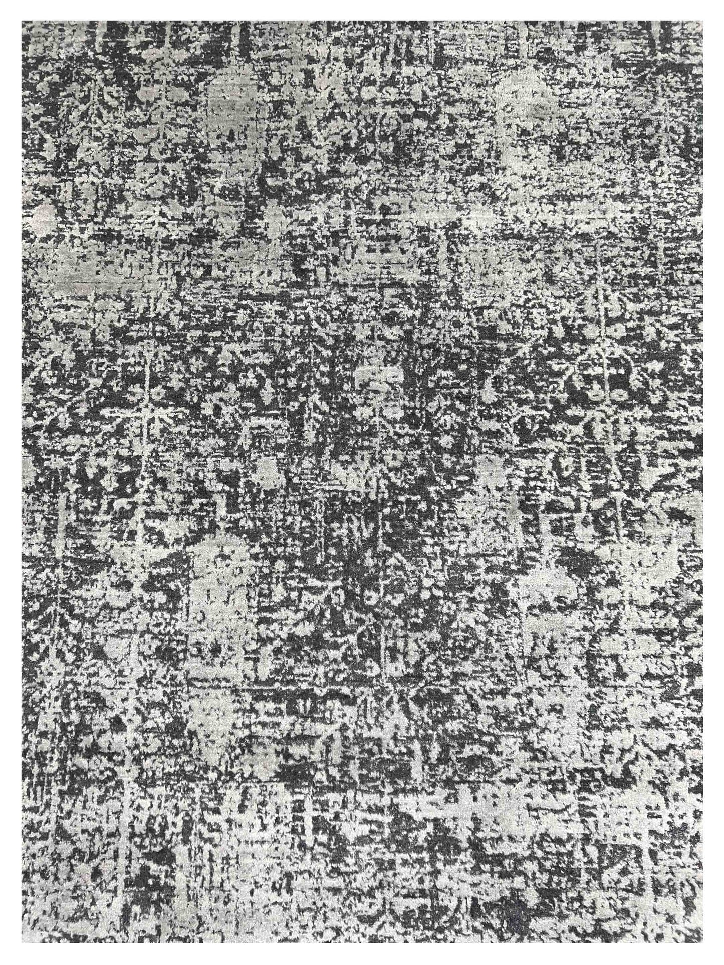 Artisan Luxus FL-1029 Black Silver Modern Loom Rug