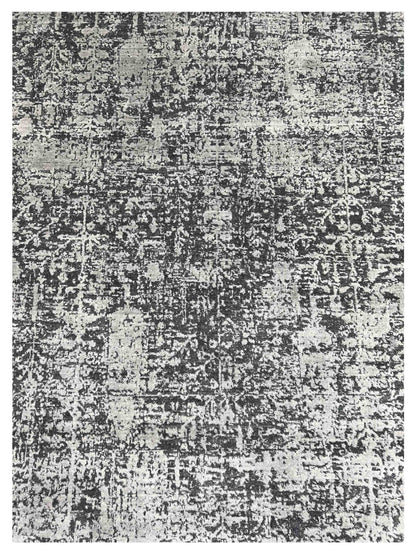 Artisan Luxus FL-1029 Black Silver Modern Loom Rug