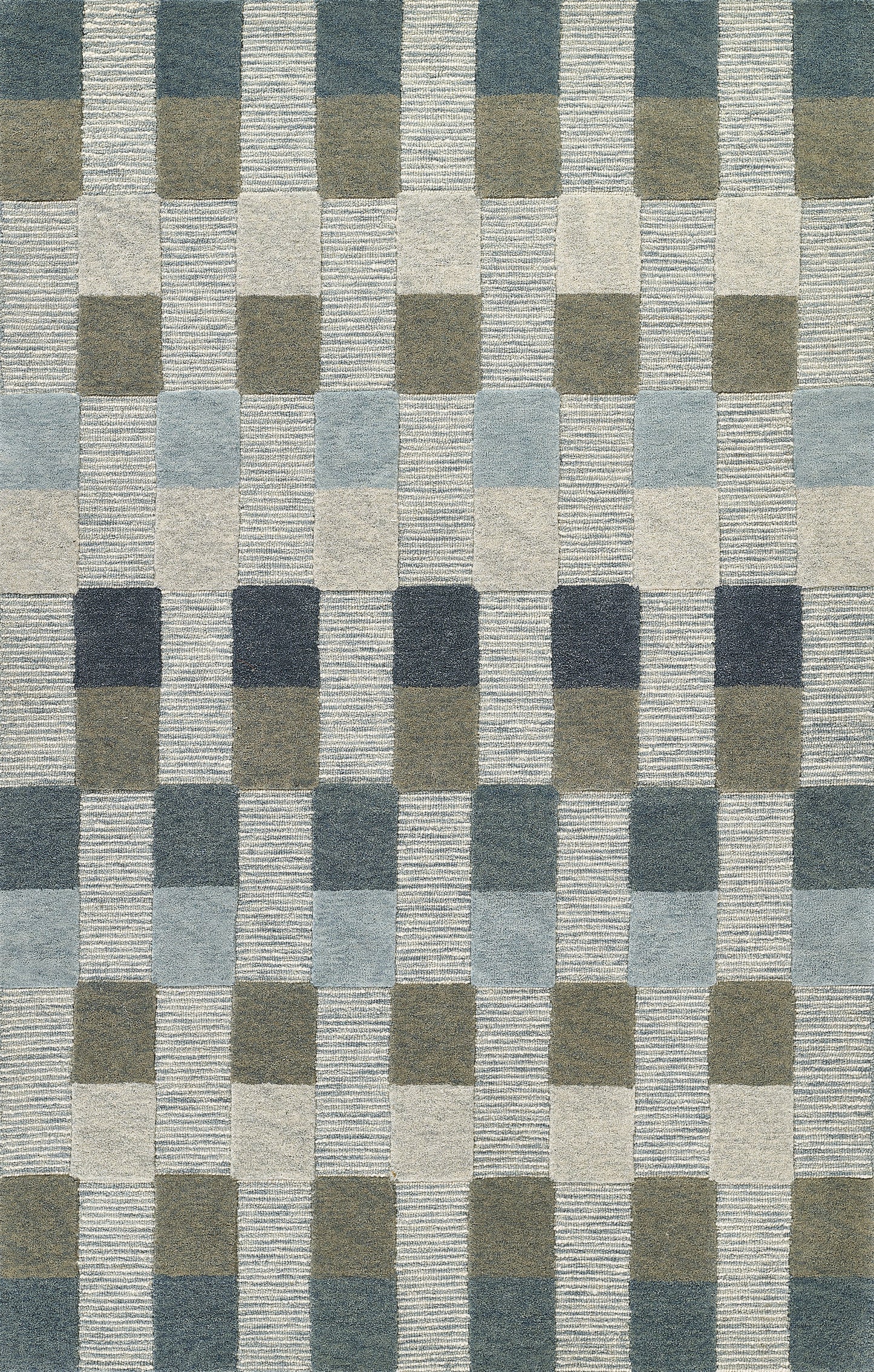 Momeni Fletcher  Blue  Contemporary