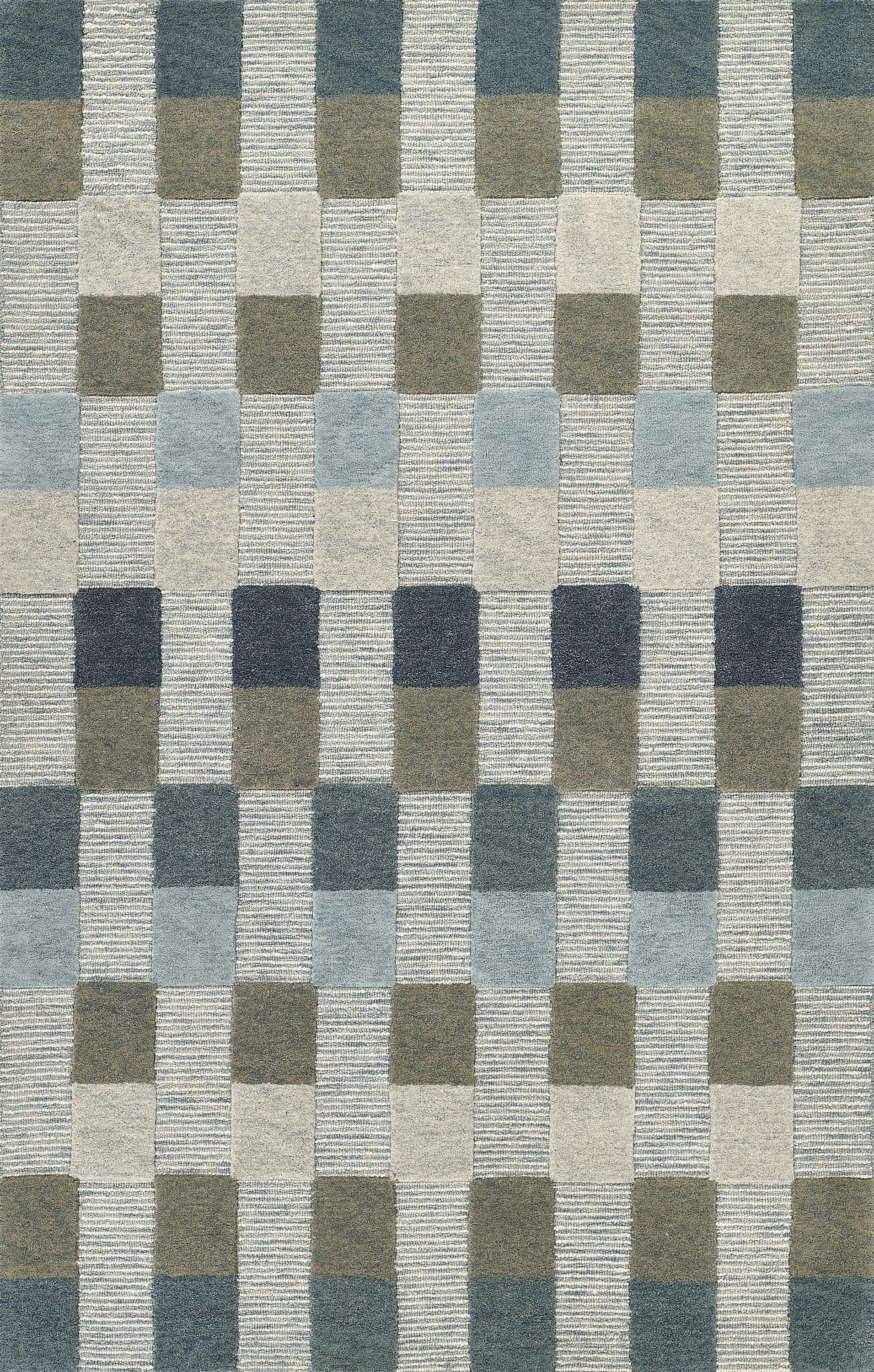 Momeni Fletcher  Blue  Contemporary