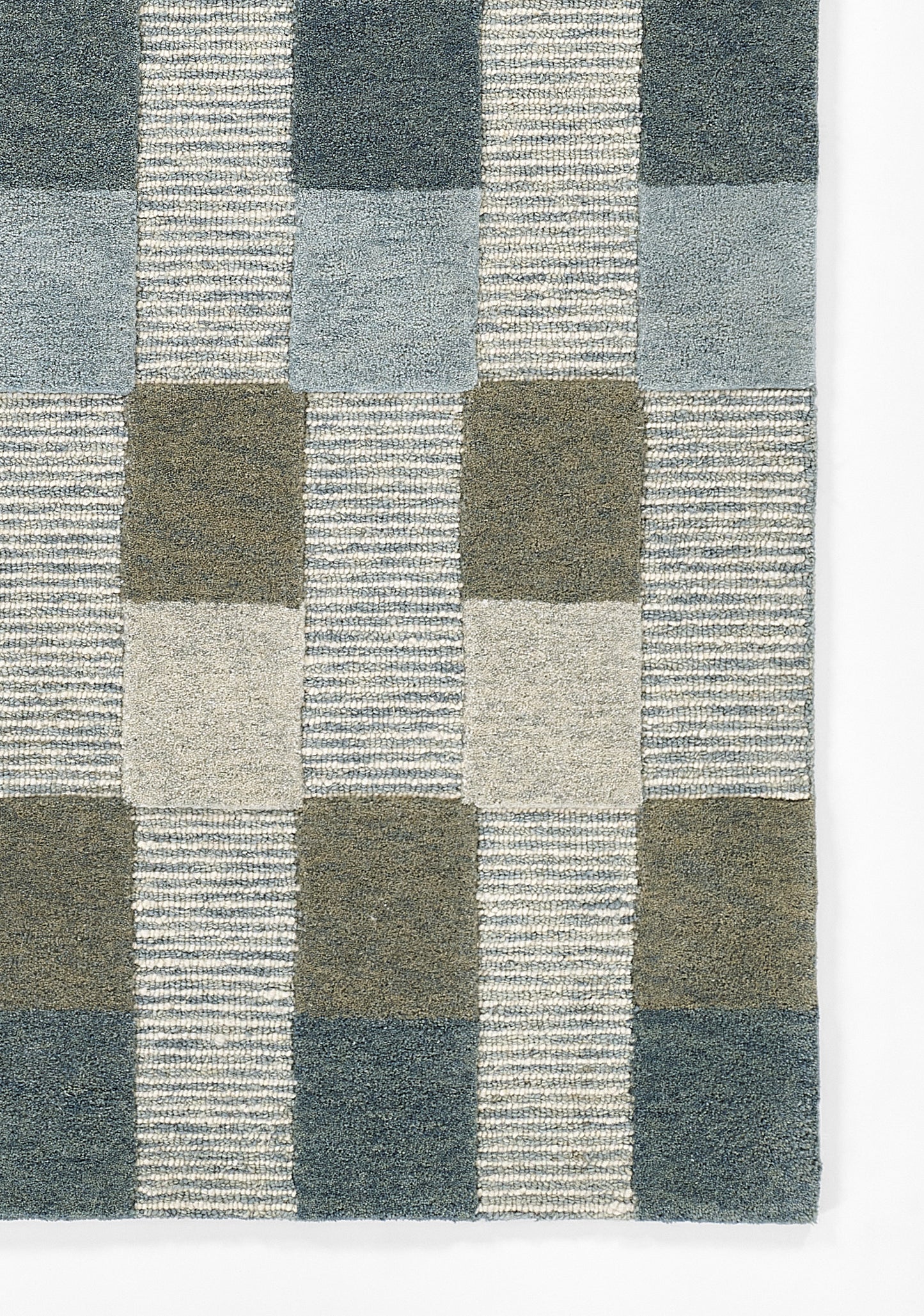 Momeni Fletcher  Blue  Contemporary