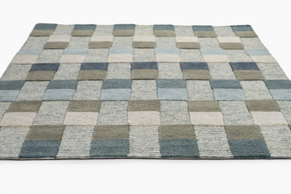 Momeni Fletcher  Blue  Contemporary