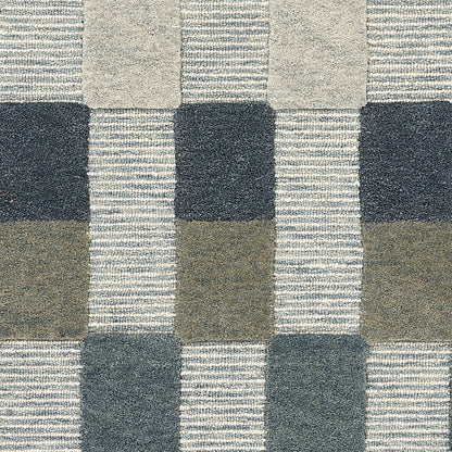 Momeni Fletcher  Blue  Contemporary