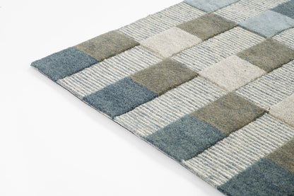 Momeni Fletcher  Blue  Contemporary
