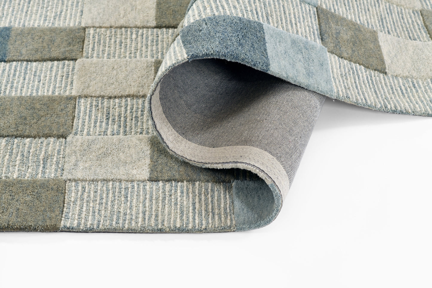 Momeni Fletcher  Blue  Contemporary