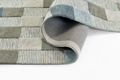 Momeni Fletcher  Blue  Contemporary